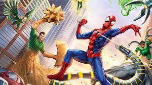 Spiderman Vs Sinister Six Art Spiderman Wallpaper Phone Hd 4k Spiderman Wallpaper 4k Hd Spiderman Art Wallpaper Hd 4k Spide Spiderman Spiderman Art Sinister