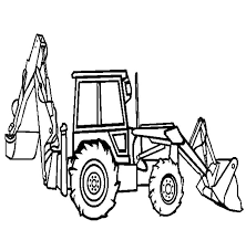 39+ bulldozer coloring pages for printing and coloring. Backhoe Loader Excavator Coloring Pages Download Print Online Coloring Pages For Free Color Nimbus