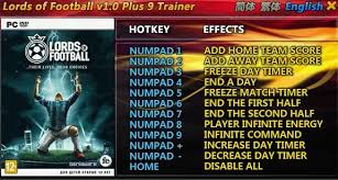 Lords Of Football Cheats And Trainers Cheating Video Game Cheats Lord