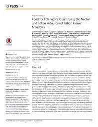 Downtown chicago flower shop delivering same day floral arrangements, succulent gardens, gift baskets and plants. Pdf Food For Pollinators Quantifying The Nectar And Pollen Resources Of Urban Flower Meadows