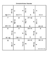 How do you solve the magic square puzzle in mission 7 in the 39 clues? Division Magic Square Worksheets Teaching Resources Tpt