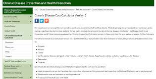 Chronic Disease Cost Calculator Version 2 Snap Ed