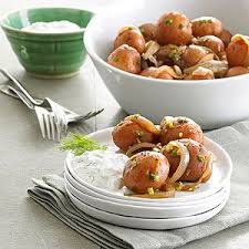 27 Potluck Sides And Salads For Every Spring Party Summer Slow Cooker Recipes Slow Cooker Appetizers Potato Side Dishes