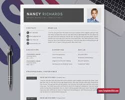 This awesome cv resume is free for personal and commercial use. Modern Resume Template For Ms Word Creative Cv Template Professional Resume Format Unique Resume Editable Resume Design 1 3 Page Resume Template For Job Application Instant Download Templatesusa Com