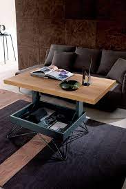 Un choix unique de table basse transformable relevable disponible dans notre magasin. 10 Tables Basses Relevables Pour Optimiser L Espace Dans Votre Salon Table Basse Relevable Table Basse Transformable Table Basse