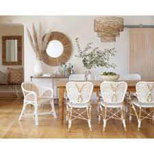 Check spelling or type a new query. Tali Coastal Beach White Woven Rattan Outdoor Dining Arm Chair Boho Dining Room Bohemian Dining Room Coastal Dining Room