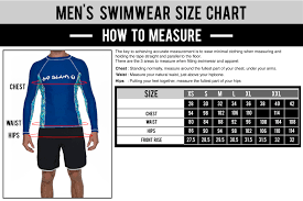 Size Guide For Apparel Swimwear Underwear And Sandals 69slam