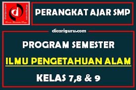 Demikian yang dapat kami bagikan mengenai prota dan promes ipa kelas 7 8 9 smp kurikulum 2013 revisi terbaru. Program Semester Promes Ipa Smp Kelas 7 8 Dan 9 Dicariguru Com