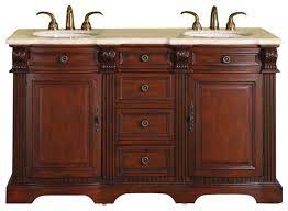 Make the most of your storage space and create an organised and functional room, with our range of bathroom sink. 58 Inch Small Brazilian Rosewood Double Sink Bathroom Vanity Marble Traditional Traditional Bathroom Vanities And Sink Consoles By Luxury Bath Collection Houzz