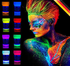 Undefined Schwarzlicht Bodypainting Schwarzlicht Farbe