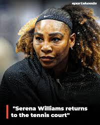Serena Williams makes an exciting return to the tennis court! 🐐🤩 Watch  here 👇