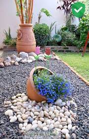 Add stylish and practical touches to your outdoor space with these great ideas for paths, patios, firepits landscaping with stone goes way beyond rock gardens. 30 Wonderful Diy Ideas With Stone Flower Beds My Desired Home Front Yard Garden Design Rock Garden Design Rock Garden Landscaping