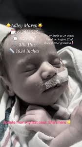 32 Oz Baby at 29 Weeks