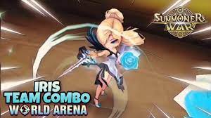 Iris Team Combo in World Arena - Summoners War - YouTube