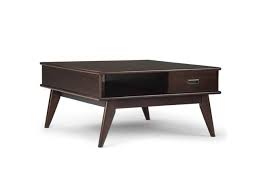 Shop wayfair for the best 36 inch lift top coffee table. Draper Solid Hardwood 36 Inch Wide Square Mid Century Modern Square Coffee Table In Medium Auburn Brown Newegg Com