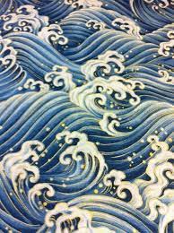 Also designed by hoichi kurisu, this garden contains plants from giant bamboo to taiwan cherry and southern magnolias. Japanese Asian Waves Water Ocean Sea Storm With Gold Metallic Highlights Cotton Fabric Quilt Fabric Cr325 Japanese Art Wave Art Art