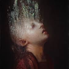 Il pèso dèlla porpora' by Agostino Arrivabene (@agostinoarrivabene)  #agostinoarrivabene #figurativeart #fineart #contemporarypainting  #oilpainting #fineartist #portraitpainting #surrealismo #surrealportait  #figurativepainting #portraiture #artlover