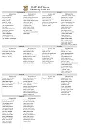 DUCS 4th 9 Weeks Elementary Honor Roll