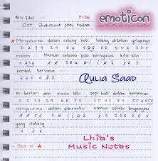 Not Angka Lagu Ost Shehrazat Antv Lhia S Music Notes