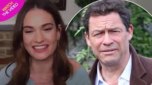 Lily James swerves Dom West kiss storm in first TV appearance since scandal