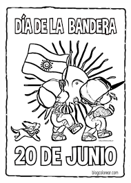 ¿por qué es necesario un día para homenajear a la bandera? Colorear Dia De La Bandera Argentina Colorear Dibujos Infantiles