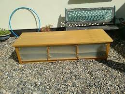 Maybe you would like to learn more about one of these? Media Hifi Tv Unit Low Level Possible Hall Bench Storage Unit 3glass Doors Used Ebay