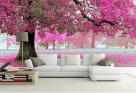 3d Wallpaper Bedroom Mural Roll Romantic Purple Tree Wall Background Home Tv Wallpaper Decor Wallpaper Living Room Wallpaper For Home Wall