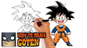 Dragon ball pictures to draw. How To Draw Goten Dragon Ball Z Youtube