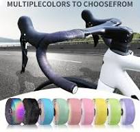 * Vibrant PU EVA Bicycle Handlebar Tape with Non-Slip And Shock Absorbing Features * with Bar End Plugs