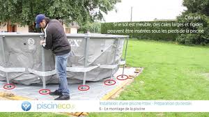 Conseils Et Astuces Installation D Une Piscine Hors Sol Sur Sable Youtube