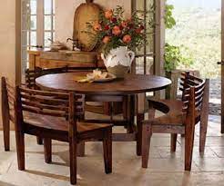 Round Wood Kitchen Table Sets Redboth Com Dining Table With Bench Round Dining Room Sets Round Dining Room