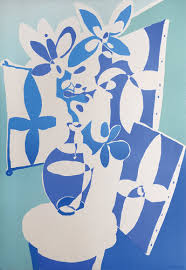 Blumenstilleben (nr. 475) by Anton Henning (2016) : Print Lithography