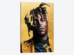 Juice wrld black and white art. Juice Wrld Art Canvas Print Wall Art Jackie Liu Icanvas
