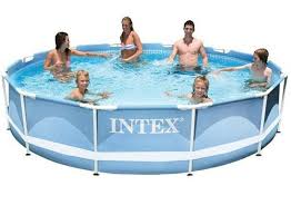Wer das angebot bei aldi nord verpassen sollte, kann auch bei amazon zuschlagen. Intex Prisma Frame Abnehmbarer Pool Garten Center Jardinitis