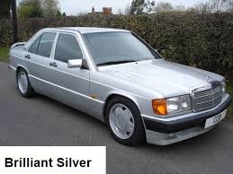 Mercedes W201 190e 2 5l 16 Valve Brilliant Silver Mercedes Mercedes Benz 190e Sedan