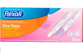 A few of the ones i purchased were rexall brand and they are blue due. Rexall Pregnancy Test Positive After 10 Minutes Cpg Health