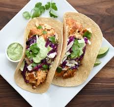 Avocado yogurt sauce for fish tacos. Video Fish Tacos With Avocado Cilantro Sauce Recipe Henry Ford Livewell