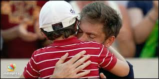 Born 21 january 1982) is a french professional tennis player. French Tennis Player Nicolas Mahut Comforted By Son After Loss Tamil News Indiaglitz Com
