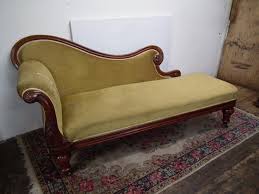 One of the castors (a later addition to the piece) has come off and the seat back needs securing. Antique Victorian Chaise Longue Antiques Co Uk