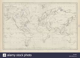 a chart of magnetic curves of equal variation world george