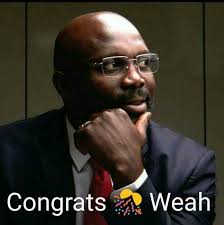 President George M Weah is coming back 2029.