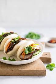 Sticky Pork Bao Buns With Step By Step Photos Eat Little Bird Recipe Bao Buns Recipes Sticky Pork