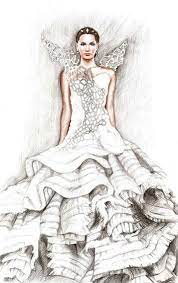 Katniss Dress Katniss Everdeen Hunger Games Fan Art Hunger Games Drawings