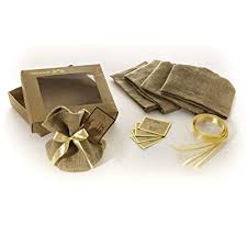 4.3 out of 5 stars with 10297 ratings. Buy Gift Box 5 Rustic Jute Burlap Bags Golden Ribbons And Paper Cards For Personal Message Diy Kit For Personalized Gifts Small Gift Bags For Big Gift Ideas Or Just Beautiful Gift