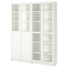 Lemari kaca, nangatayap, kalimantan barat, indonesia. Billy Oxberg Rak Buku Dengan Panel Pintu Kaca Ikea