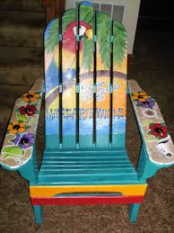 Jimmy Buffett Chair Adirondack Chairs Painted Margaritaville Chair Painted Chairs