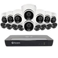 Protect, and stay connected to, your home or business wherever life takes you with a swann surveillance system. Amazon Com Swann Home Security Camera System 4k 8 Spotlight And 8 Dome Cameras 16 Channel Wired Surveillance Cctv Nvr Color Night Vision 2 Way Audio With 2tb Hard Drive Swnvk 1685808d8fb Us Camera
