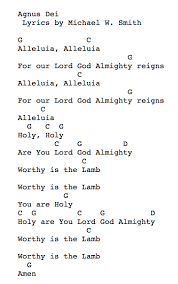 Agnus Dei In 2019 Gospel Song Lyrics Ukulele Worship