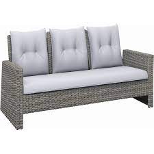 Polyrattan essgruppe lounge möbel set sofa gartenset gartengarnitur sitzgruppe. Lounge 3 Sitzer Sofa Thompson Aus Polyrattan Wave Cliff Kaufen Bei Obi
