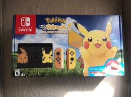 Check Out My New Let S Go Pikachu Nintendo Switch Brand New Take Your Pokemon Journey To The Kanto Region With This Special Hard Pikachu Pokemon Nintendo